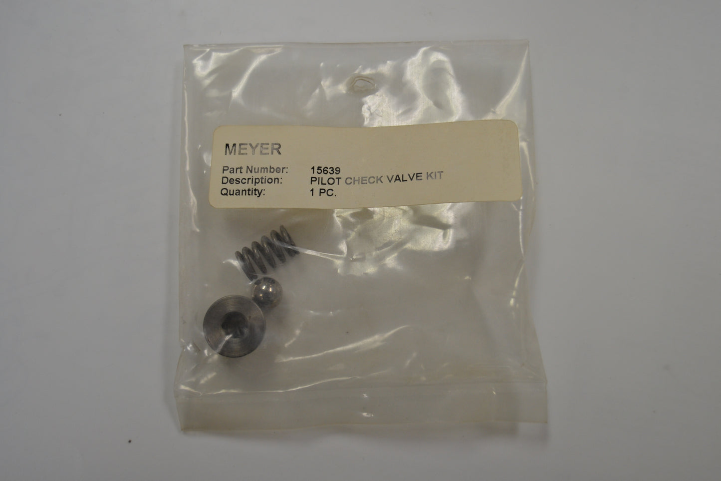 15639 MEYER KIT: PILOT CHECK VALVE