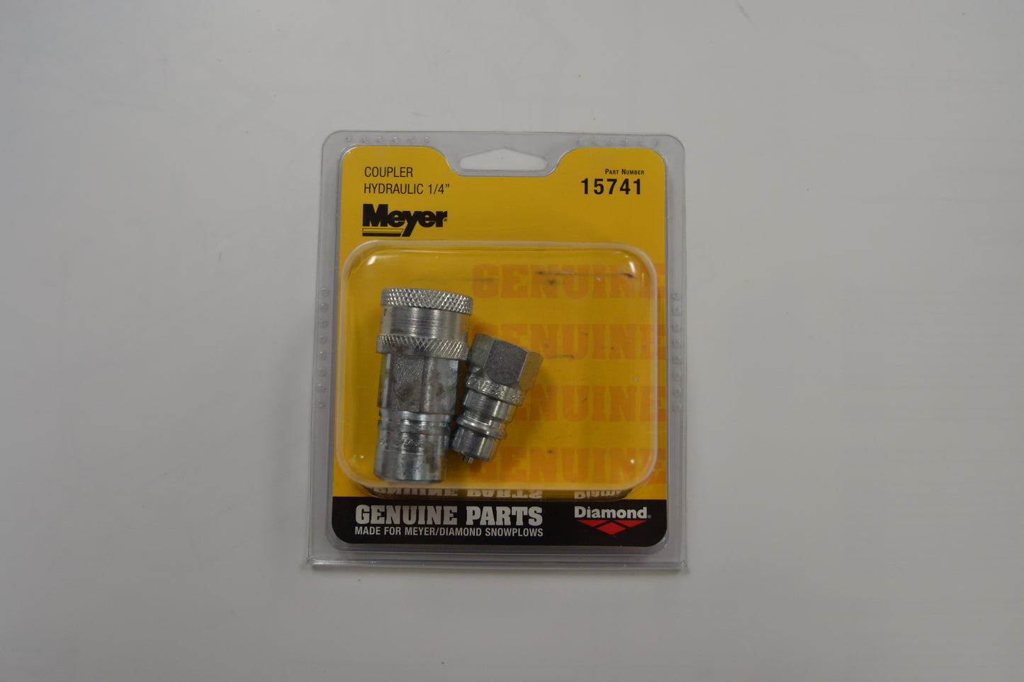 15741C MEYER COUPLER HYD 1/4""-1PC