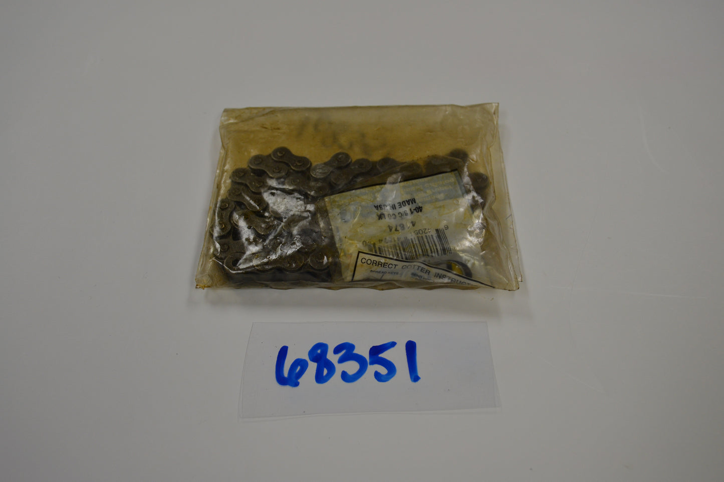 68351 WESTERN #40 ROLLER CHAIN 26 1/2"" LONG