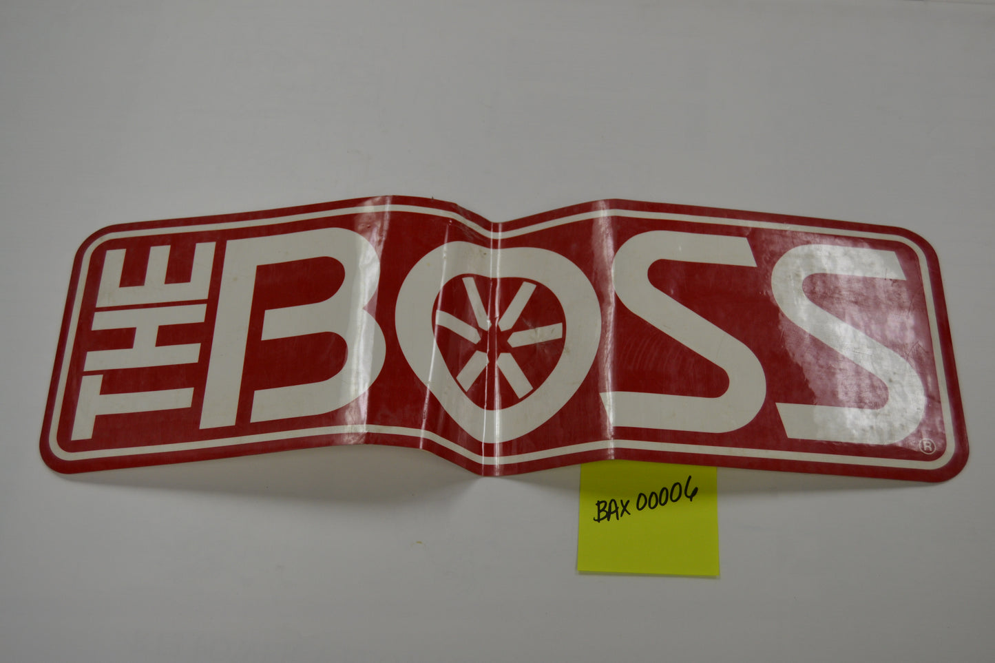 BAX00006 BOSS DECAL FRONT OF BLADE
