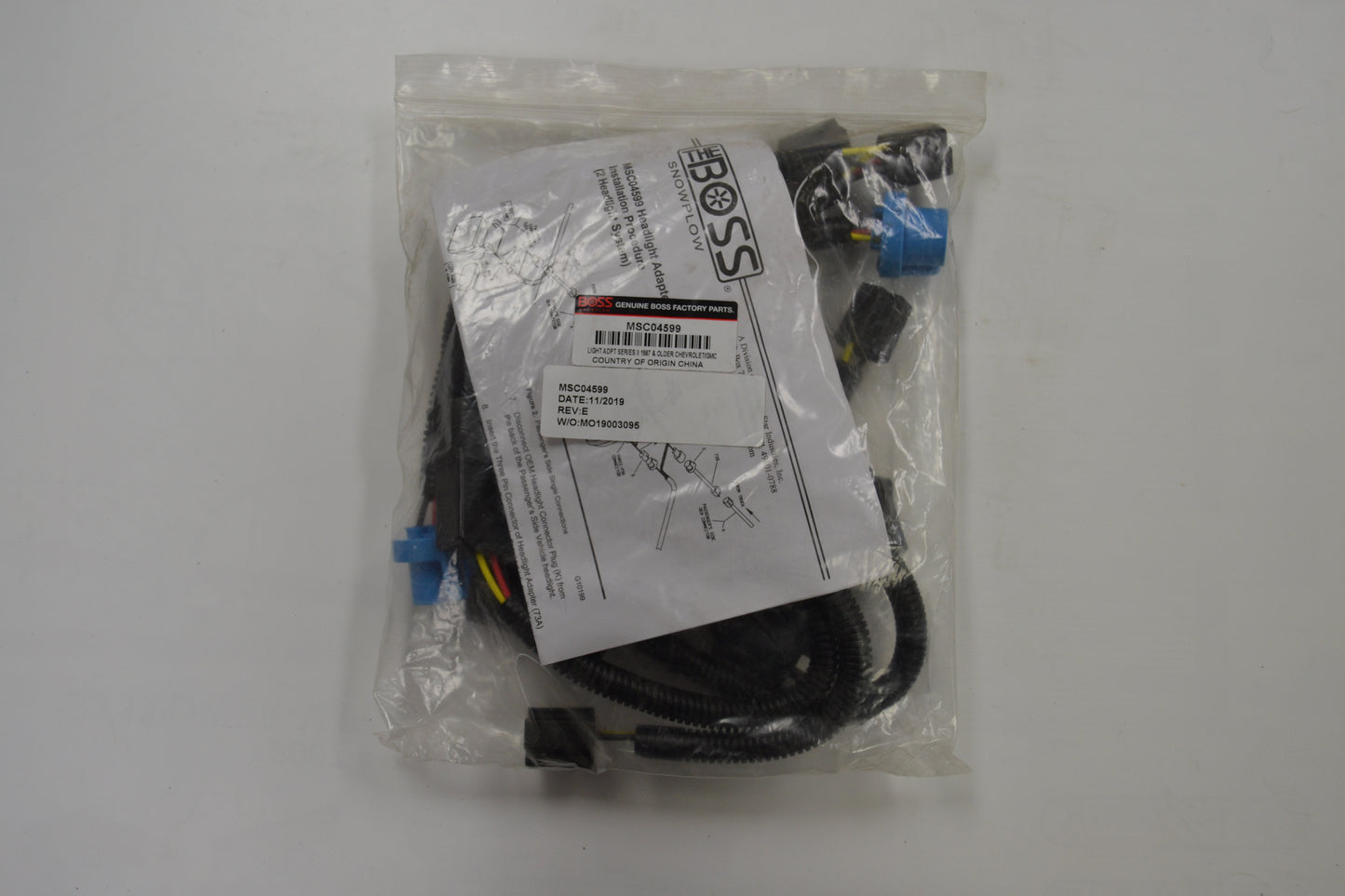 MSC04599 BOSS LIGHT ADAP,OLD CHEV/DODGE/FORD, 13 PIN