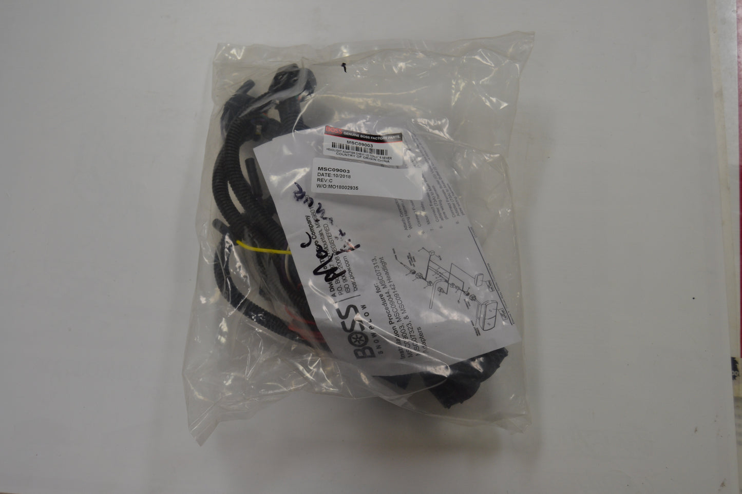 MSC09003 BOSS LIGHT ADAPTER-CHEVY 1500-07+-1