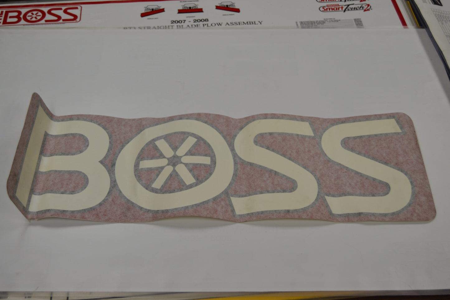 MSC18103 BOSS DECAL,BOSS LOGO,8'2"&9'2"V,DXT