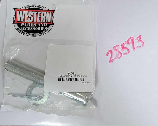 28593 WESTERN CLEVIS PIN KIT 3/4 X 5-3/8