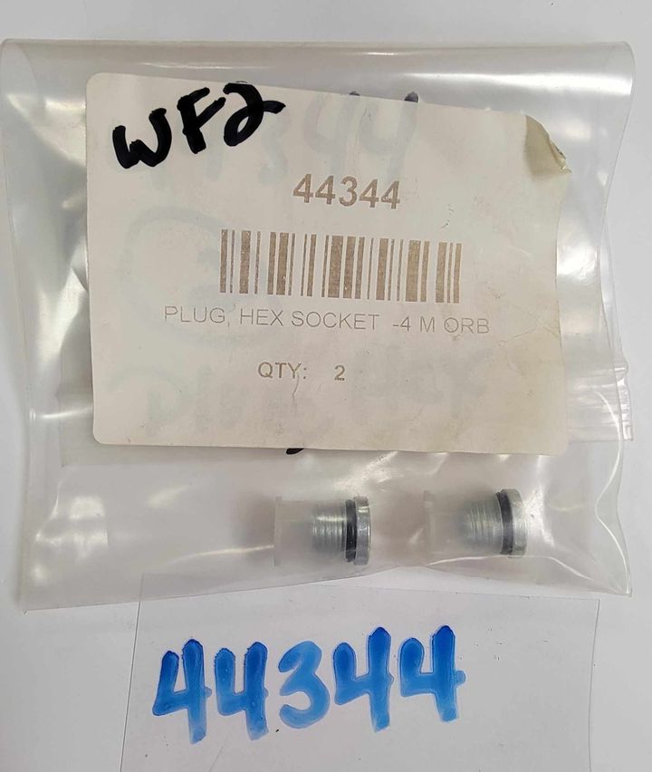 44344 WESTERN PLUG, HEX SOCKET -4M ORB