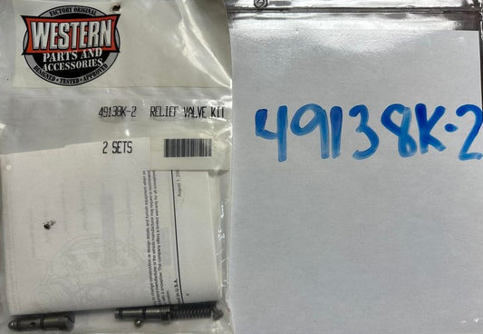 49138K-5 WESTERN RELIEF VALVE KIT- 2 SETS