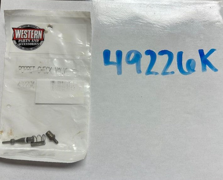 49226K WESTERN POPPET CHECK VALVE KIT