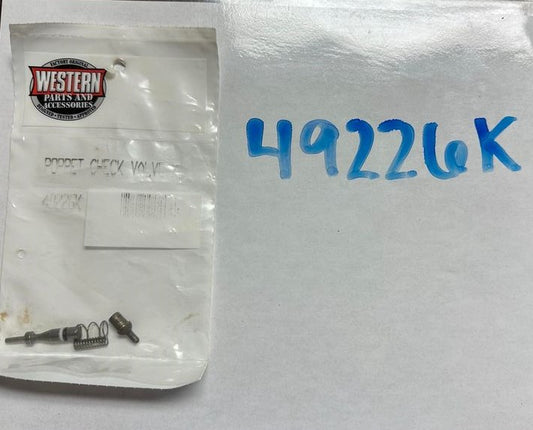 49226K WESTERN POPPET CHECK VALVE KIT