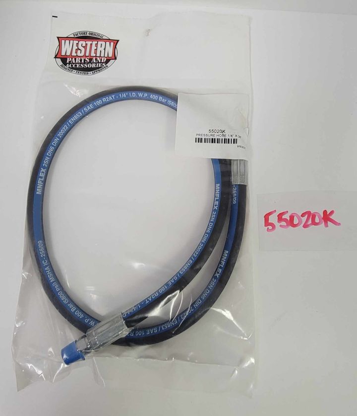 55020K WESTERN PRESSURE HOSE 1/4" X 38"