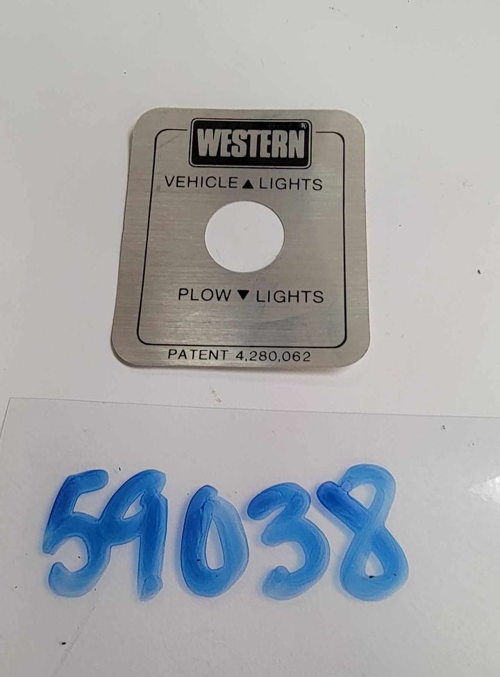 59038 WESTERN DECAL/LABEL INFO