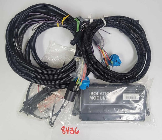 8436 WESTERN FISHER HB1 or HB5 4 PORT 3 PLUG Wiring Kit Isolation Module Truck Side Light Harness