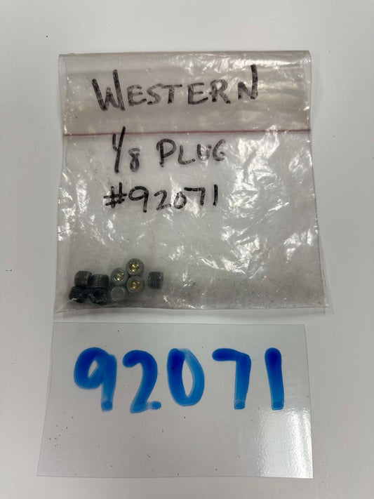 92071 WESTERN PLUB 1/8 NPTF HX SO