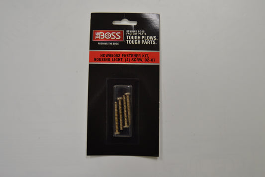 HDW05082 BOSS FASTENER KIT,HOUSING LIGHT,(4)SCRW,02-0