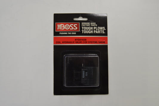 HYD01638 BOSS COIL,HYDRAULIC VALVE (12V SYSTEM) SAE#8