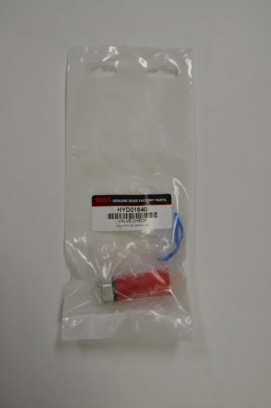 HYD01640 BOSS VALVE,CHECK