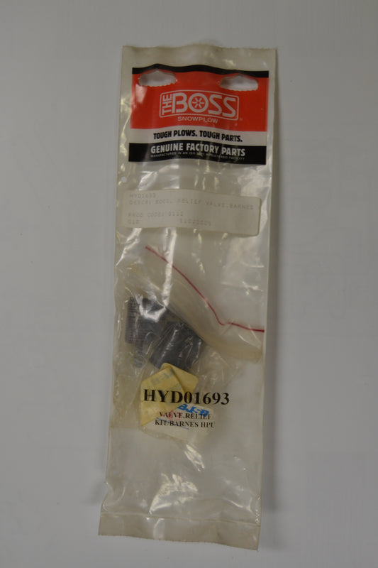HYD01693 BOSS VALVE,RELIEF KIT/POWER UNIT