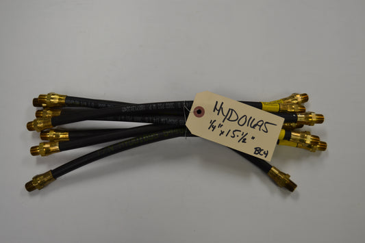 HYD01695 BOSS HOSE,1/4" X15 1/2",1/4"MP