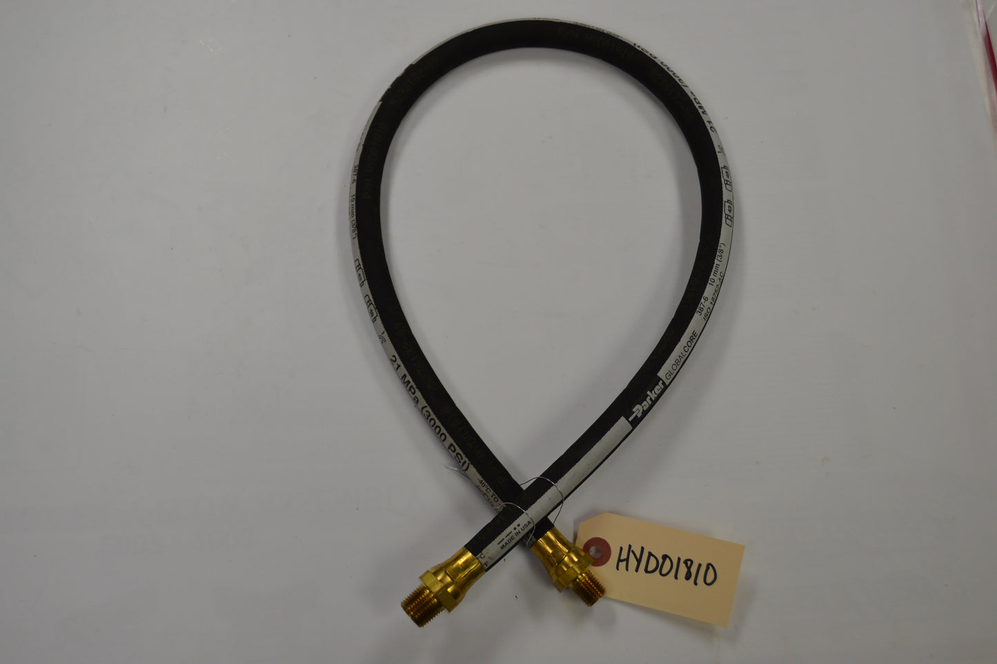 HYD01810 BOSS HOSE,3/8"X34"-3/8"MPX1/4"MP