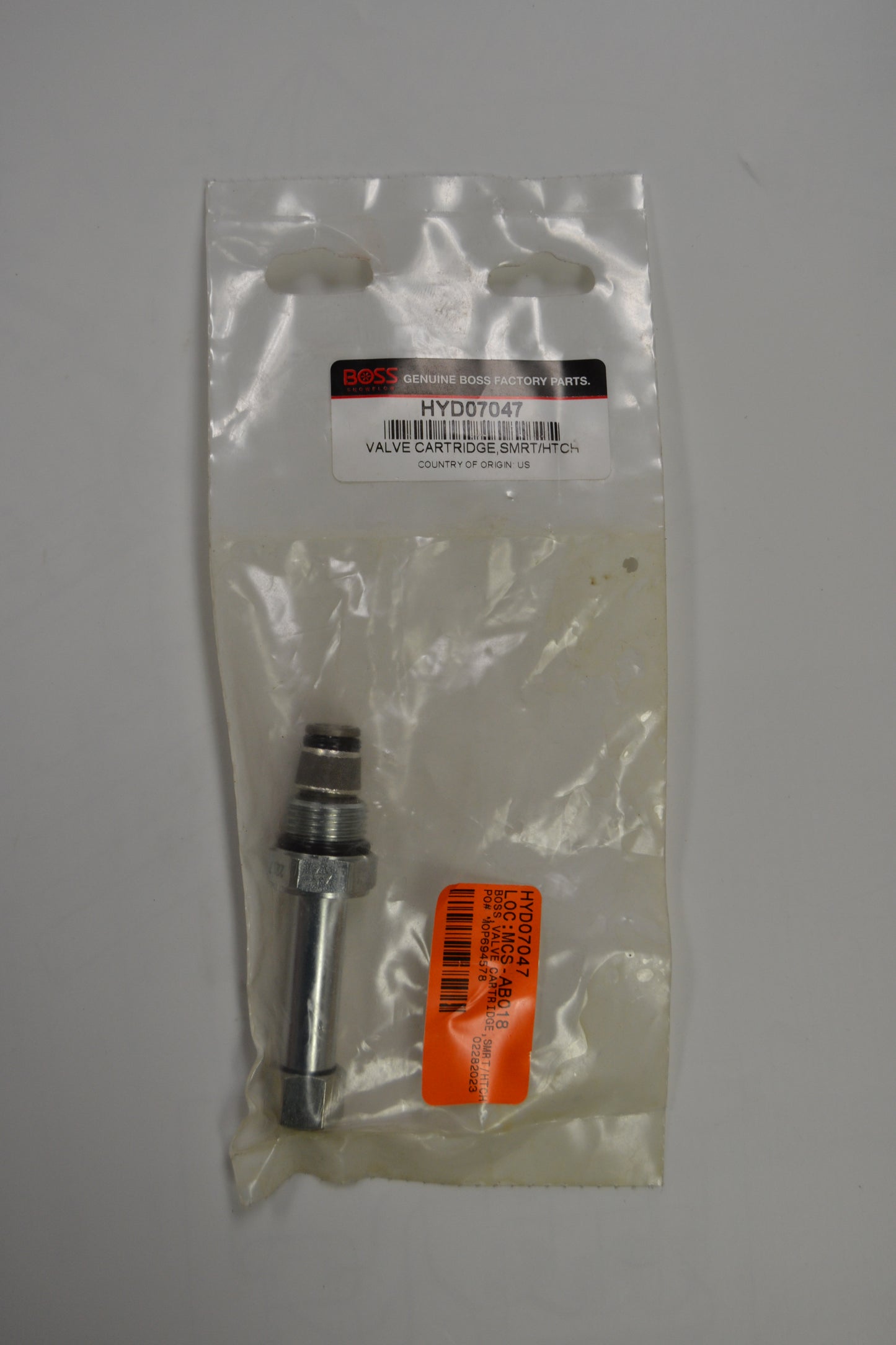 HYD07047 BOSS VALVE CARTRIDGE,SMRT/HTCH