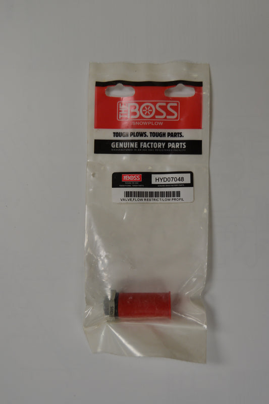 HYD07048 BOSS VALVE,FLOW RESTRICT/LOW PROFILE(IN VLV)