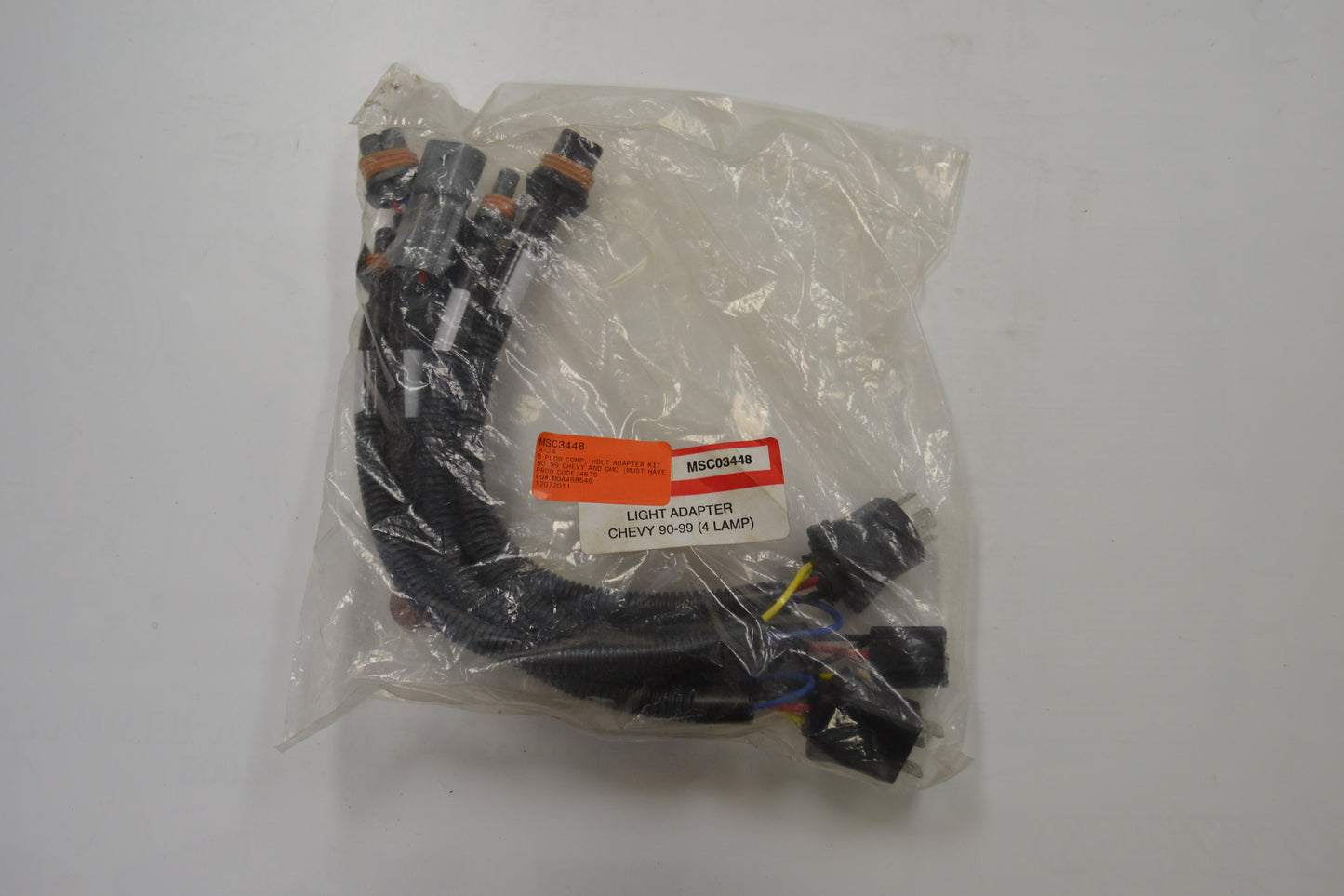 MSC03448 BOSS LIGHT ADAPTER,CHEVY 90-99 (4 LAMP)