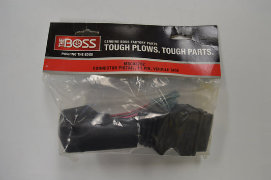 MSC03752 BOSS CONNECTOR KIT,PIGTAIL 11-PIN (VEH SIDE)