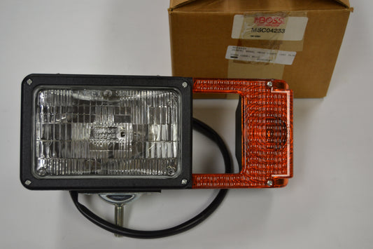 MSC04233 BOSS HEADLIGHT(DR),PLASTIC W/HDW