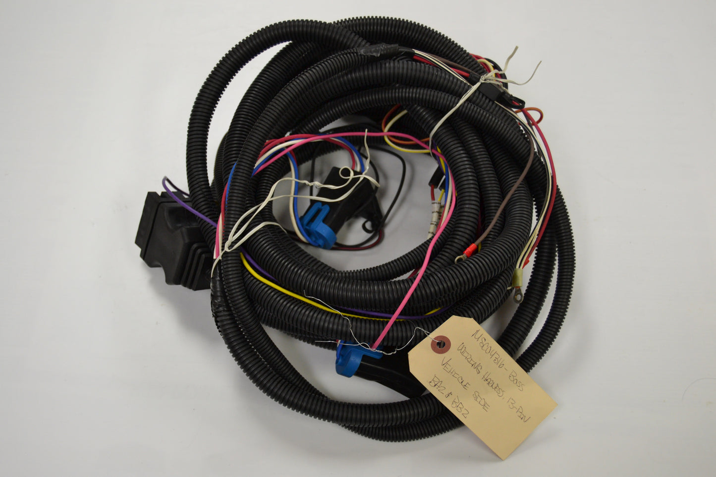 MSC04316 BOSS WIRING HARNESS,13 PIN,VEH SIDE