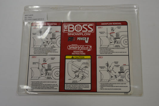 MSC04606 BOSS DECAL,NTG INST,POWER-V,SMARTHITCH2