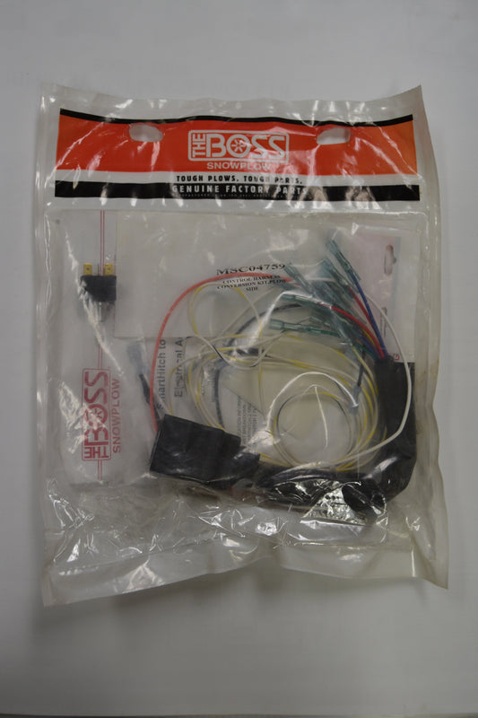 MSC04759 BOSS CONTROL HARNESS CONVERSION KIT,PLOW SIDE
