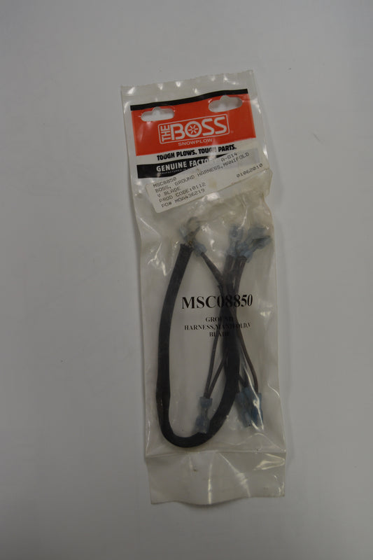 MSC08850 BOSS GROUND HARNESS,MANIFOLD,V BLAD