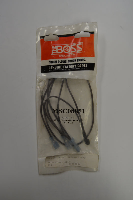 MSC08851 BOSS GROUND HARNESS,MANIFOLD,STR BL