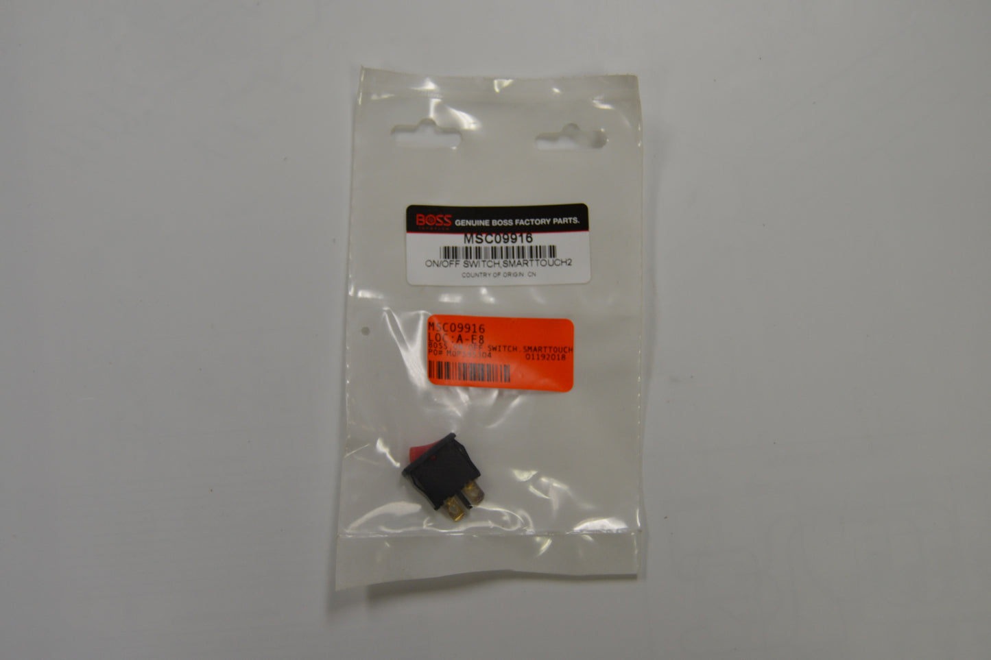 MSC09916 BOSS ON/OFF SWITCH,SMARTTOUCH2