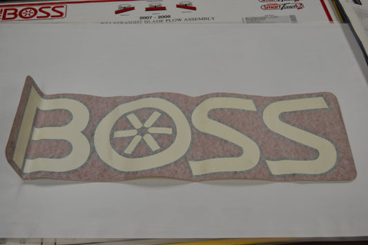 MSC18103 BOSS DECAL,BOSS LOGO,8'2"&9'2"V,DXT
